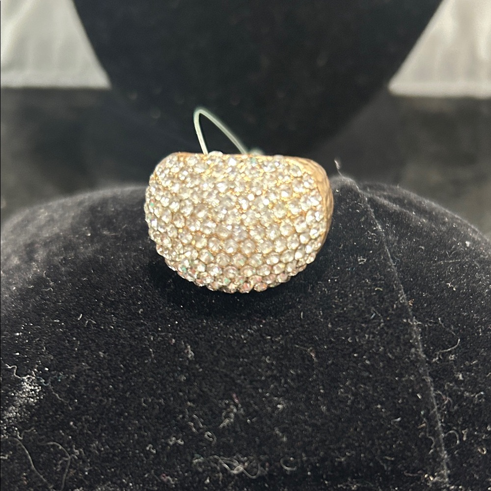 Sparkling Stretchable Dome Sparkling Ring